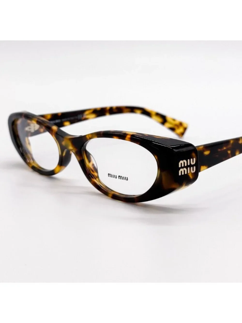 New Miu Miu MU03ZV 14L1O1 Havana Brown Women Eyeglasses VMU 03Z